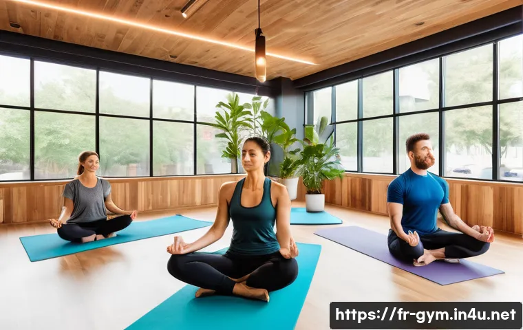 피트니스 경영사와 관련된 산업 동향 - **"The Reinvented Member Experience: Personalized & Holistic Wellness Hub"**
    A vibrant, modern f...