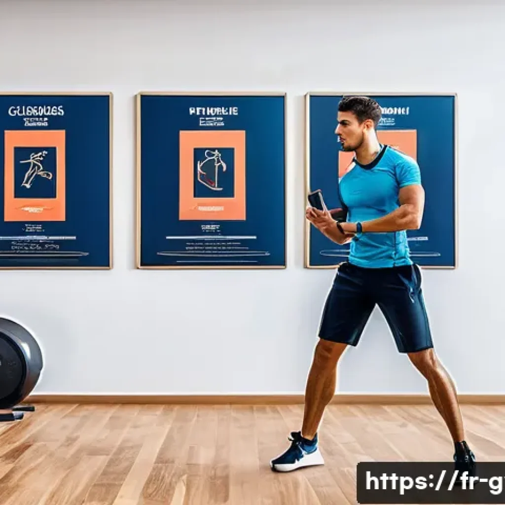 피트니스 경영사 자격증 시험 난이도 - A modern fitness management classroom scene in France, featuring diverse young adults attentively le...
